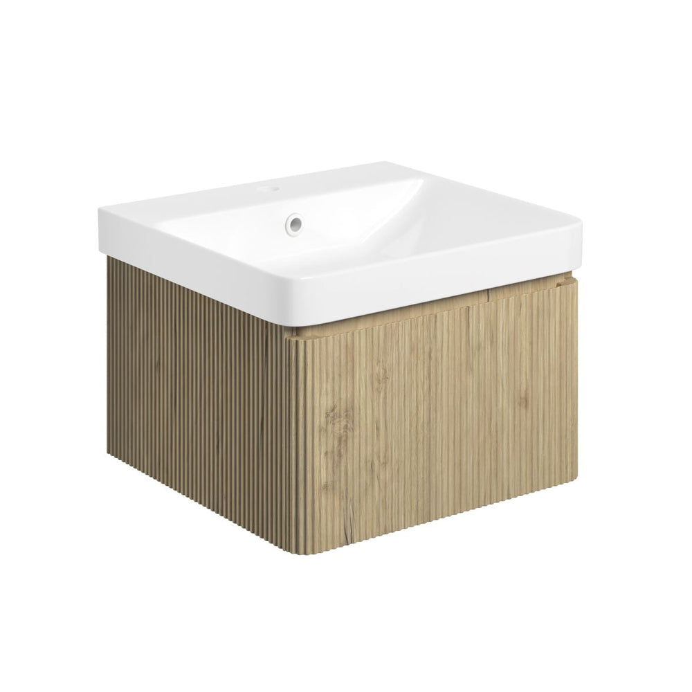 Kuba Wall Mounted Single Drawer Basin And Unit