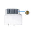 Universal Concealed Toilet Cistern Bottom Inlet With  Round Dual Flush Button