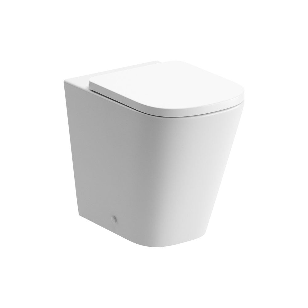 Tilia Back To Wall Comfort Height Rimless Toilet With Soft Closing Seat