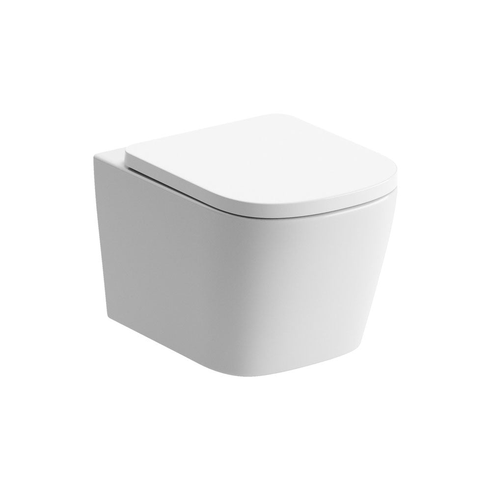 Tilia Wall Hung Rimless Toilet With Soft Close Seat