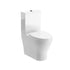 Lily Close Coupled Space Saving Rimless Close Back Toilet With Soft Close Seat