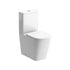 Tilia Close Coupled Space Saving Rimless Toilet Closed Back With Soft Close Seat