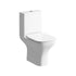 Cedarwood Close Coupled Comfort Height Rimless Toilet With Slim Soft Close Seat