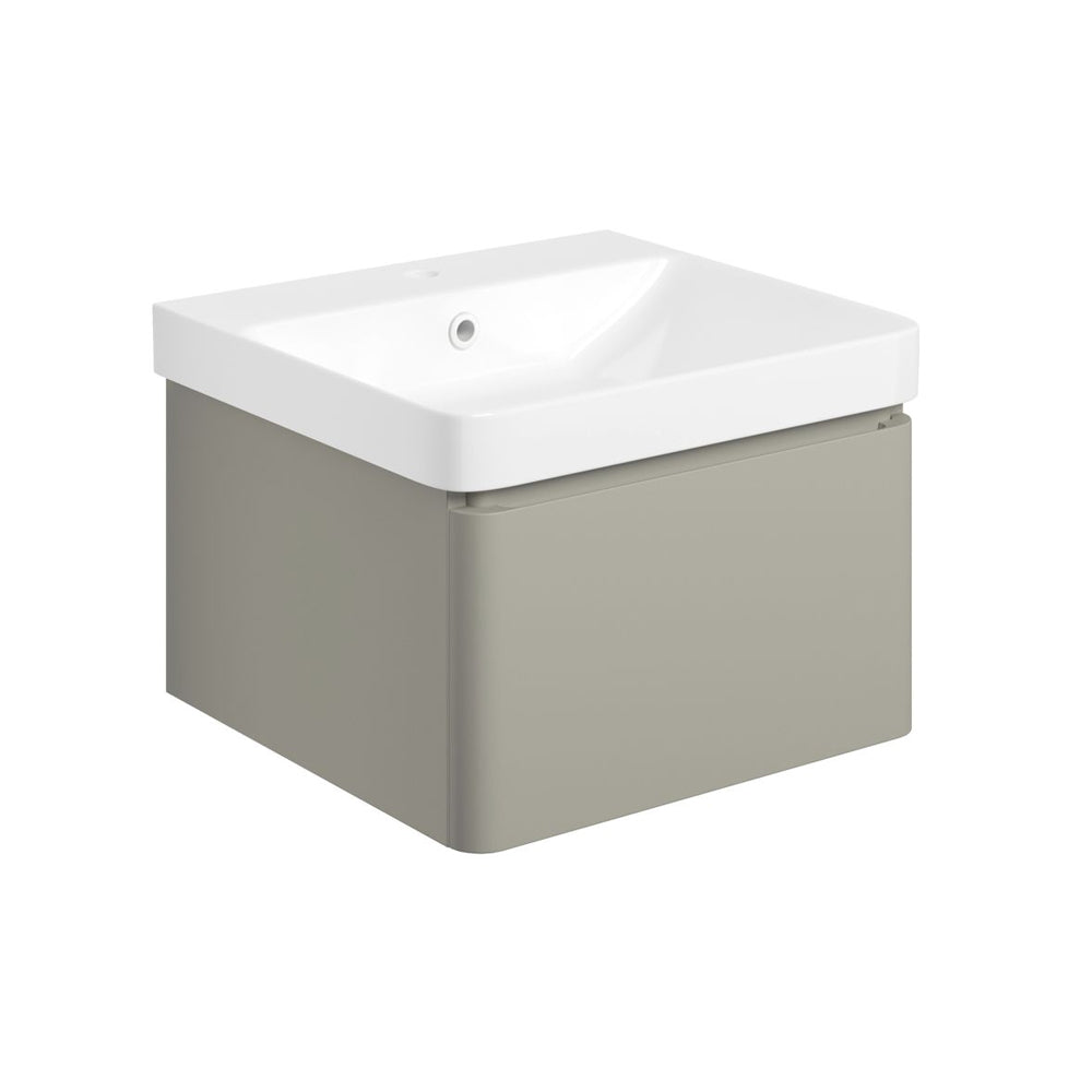 Cosmos Wall Mounted Single Drawer Basin And Unit