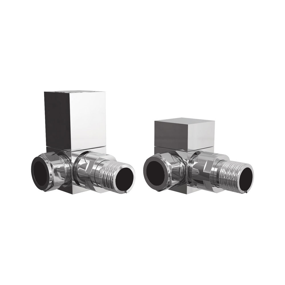 Pureflo Square Radiator Valve (Pair)