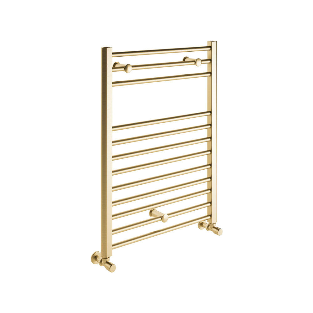 Grado Straight Ladder Towel Warmer Brushed Brass