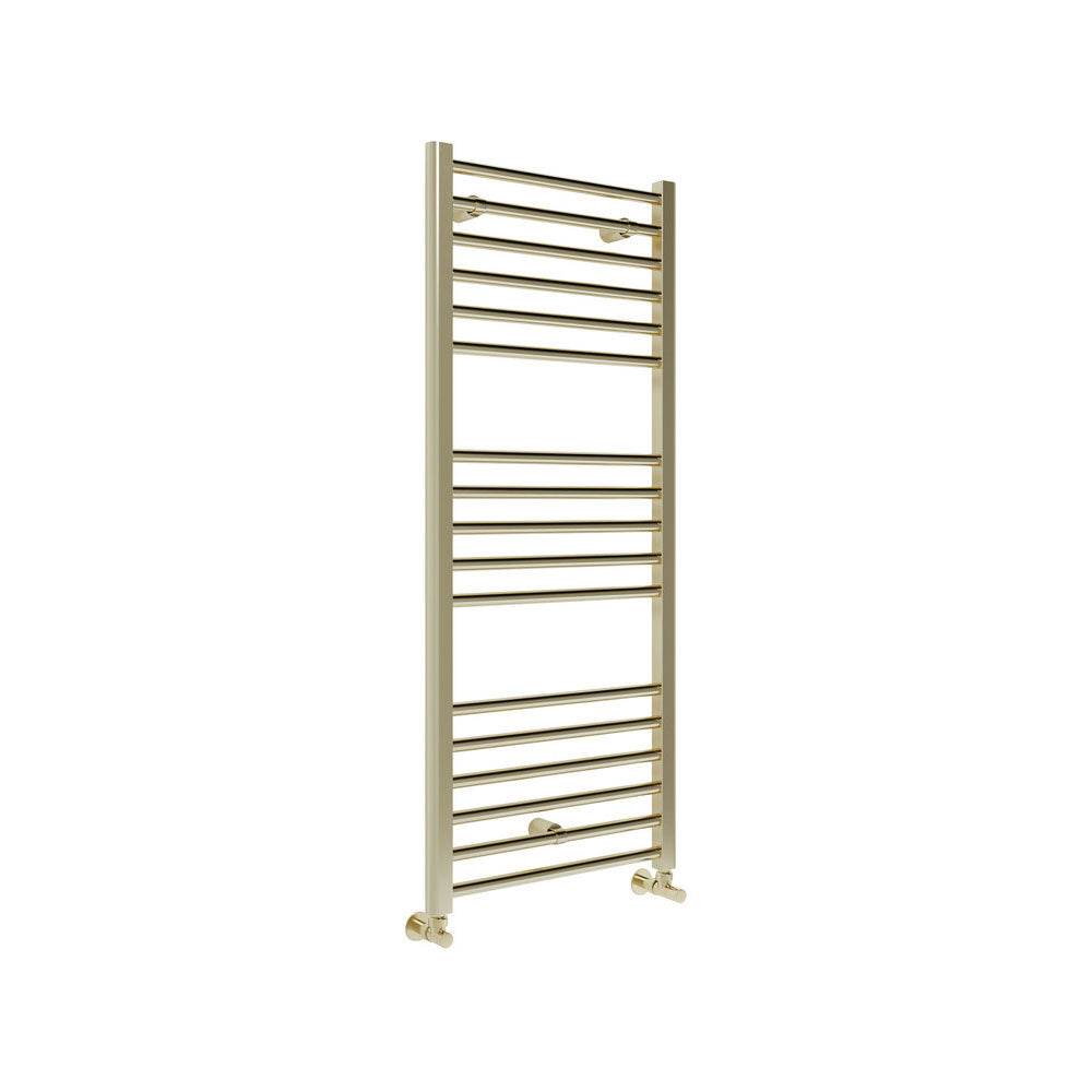 Grado Straight Ladder Towel Warmer Brushed Brass