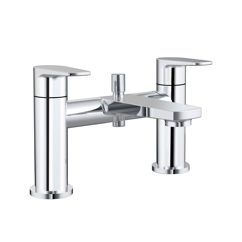 Cassini Deck Mounted Bath/Shower Mixer Including Shower Kit Chrome