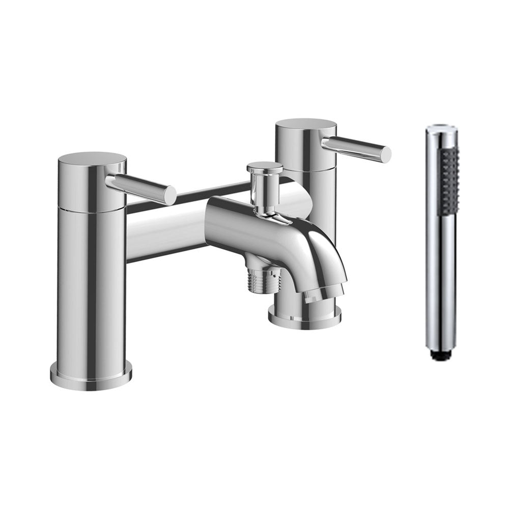 Pescara Deck Mounted Bath/Shower Mixer Including Shower Kit Chrome