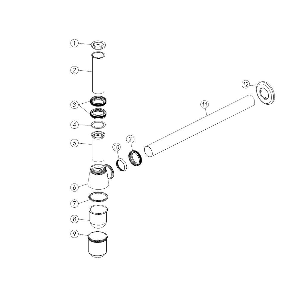 Universal Round Bottle Trap