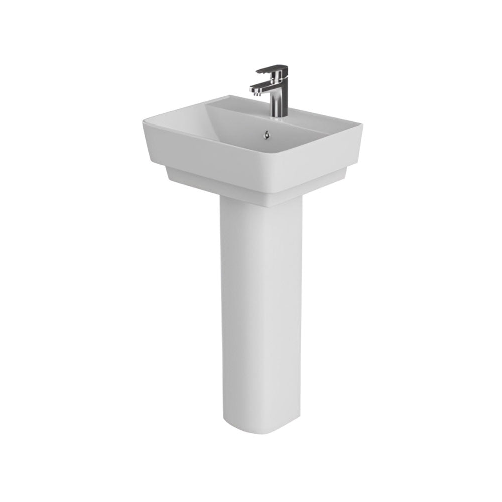 Zara 450mm Washbasin With Pedestal